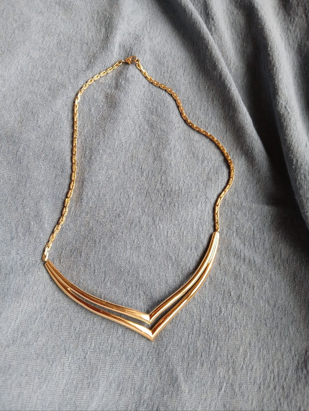 Monet Vintage Goldtone Choker